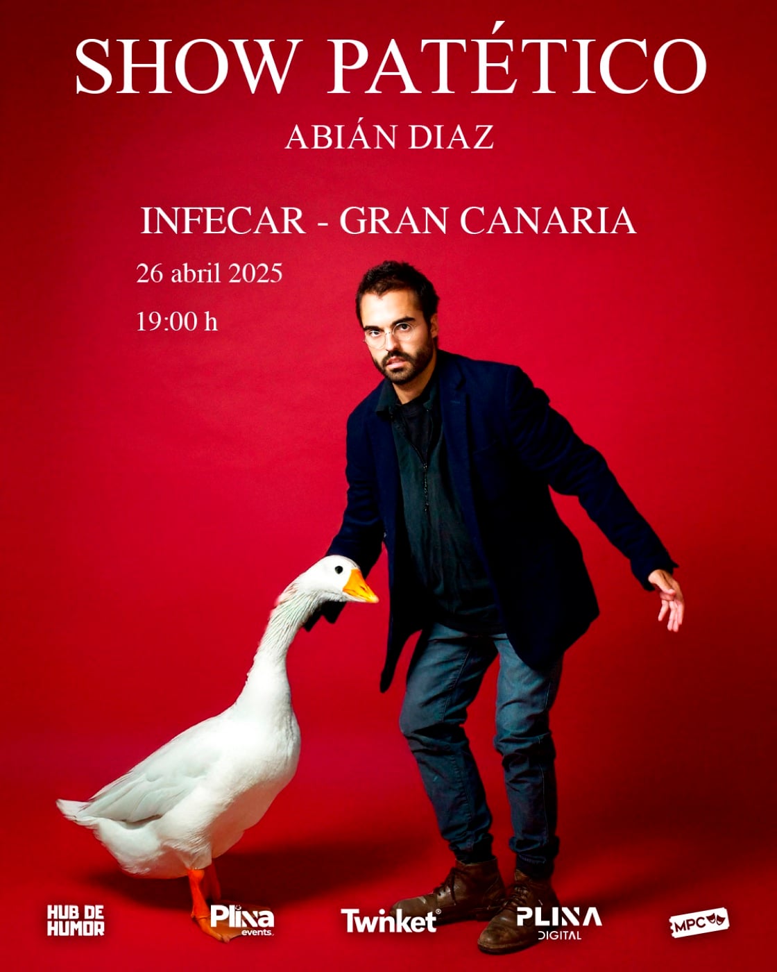 Cartel · Show Patético de Abián Díaz